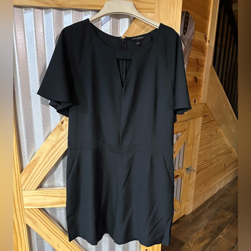 Banana Republic Black Shorts Romper. New, never worn. Size 10